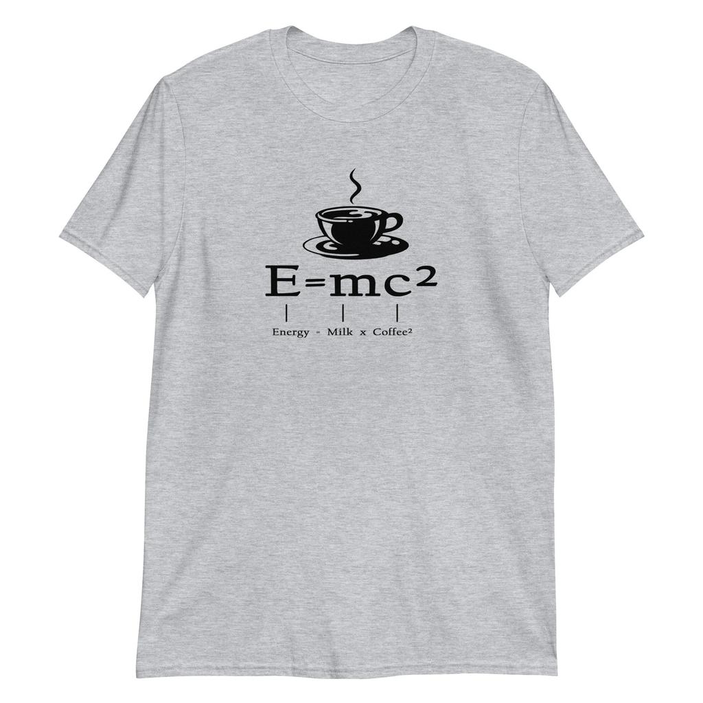 Coffee T-Shirt Einstein T-Shirt Science T-Shirt Math T-Shirt Comfortable and Breathable for Daily Use Men Clothing