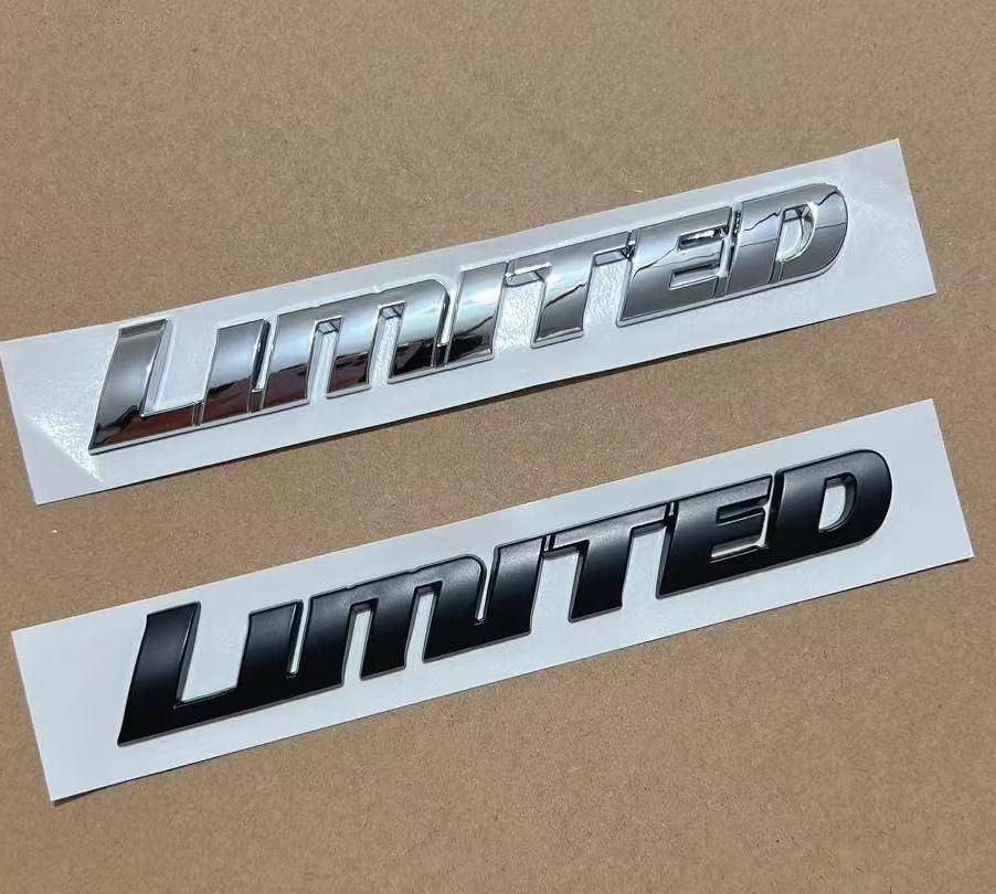 1X Universal Car LIMITED Edition Emblem Car Body Decoration Sticker 3D Car Trunk Badge Sticker ABS Auto Exterior Accessories