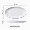 Extra Large Oval Ceramic Fish Serving Plate