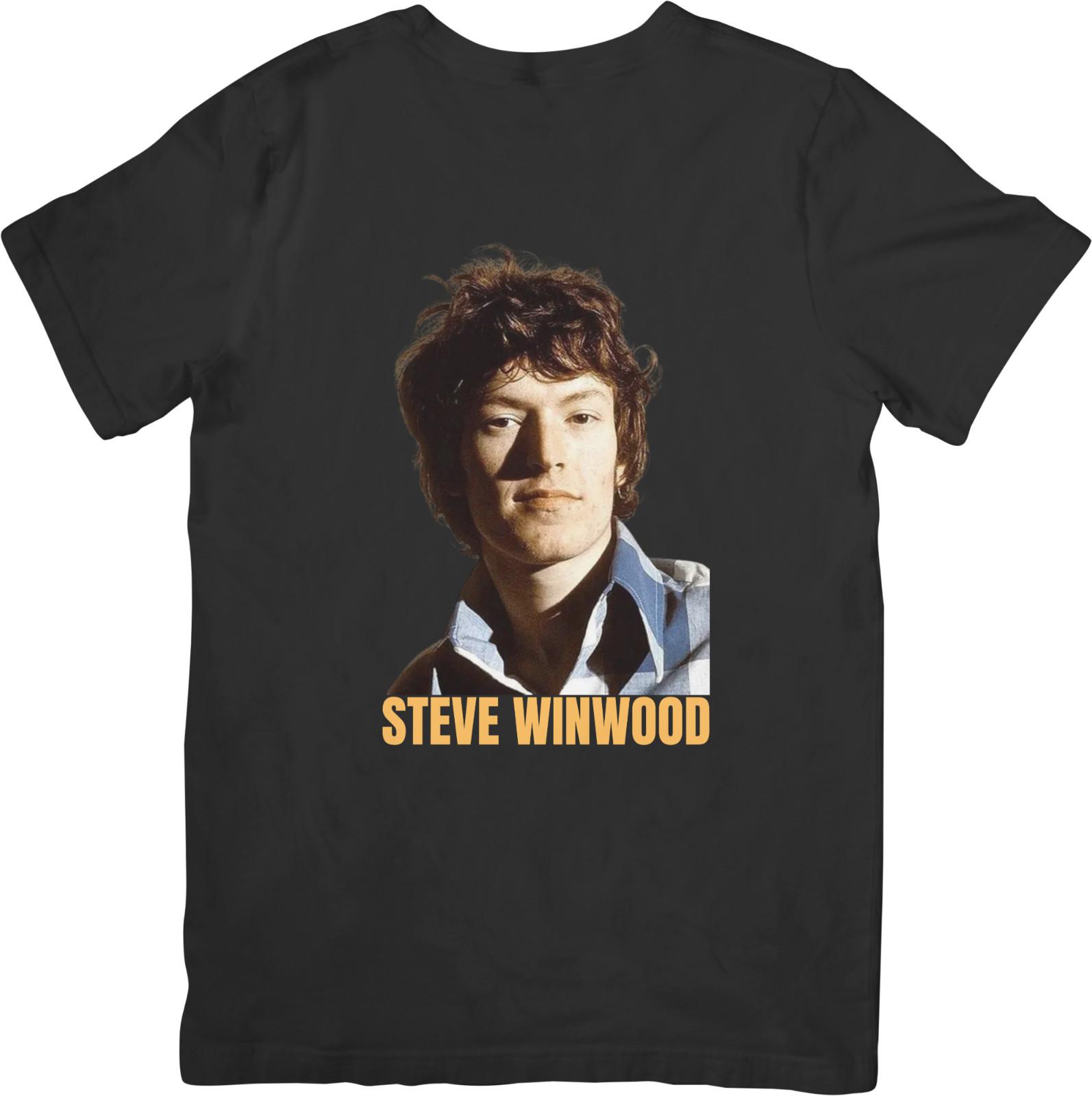 Steve Winwood Heavy Metal Music suitable for Men Women Quality Cotton T-Shirt XXXL