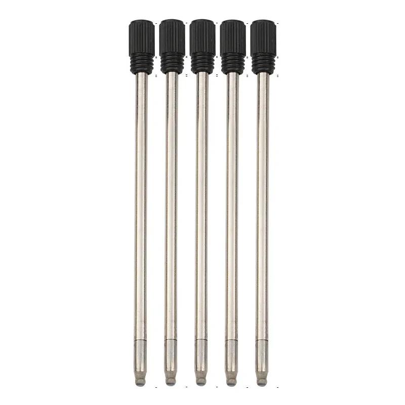 5/10/20/50 PCS 70mm Crystal Pen Refill Short Leads Blue Black Metal Pen Ballpoint Pen Refill School Supplies Office Stationery