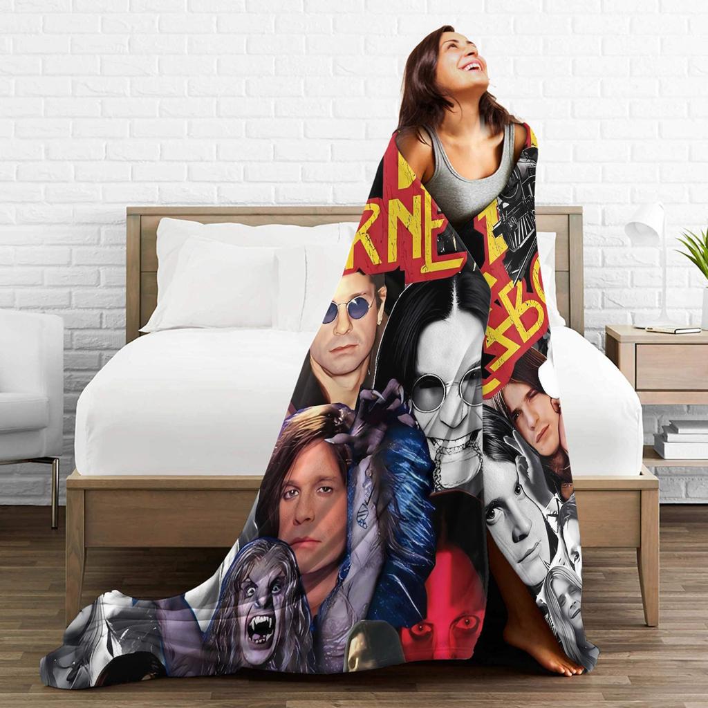 Ozzy Osbourne Blanket Quality Soft Bedding Throws Autumn Kids Bedroom Fluffy Bedspread