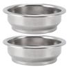 2er-Set 58mm Siebträgerkorb Doppellagiger Espresso-Filterkorb Für Portafilter Kaffeemaschine