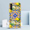 Mediterranes Zitronen Cover für Samsung Galaxy A17 A37 A57 A16 A26 A36 A56 A15 A14 A55 Handyhülle A13 A53 A25 A35 A24 A34 A23 A33