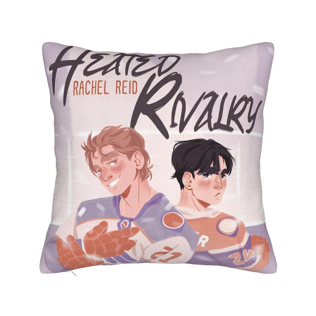Shane Hollander & Ilya Rozanov Pillowcase Cushion Cover Decorative Heated Rivalry Throw Pillow Case Cover Home Zippered 40*40cm