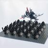 New 21Pcs Solider Uruk Hai Army Figrues King Angmar With Fell Beasts Shield Sword Bow Spear Weapons Kid Toys