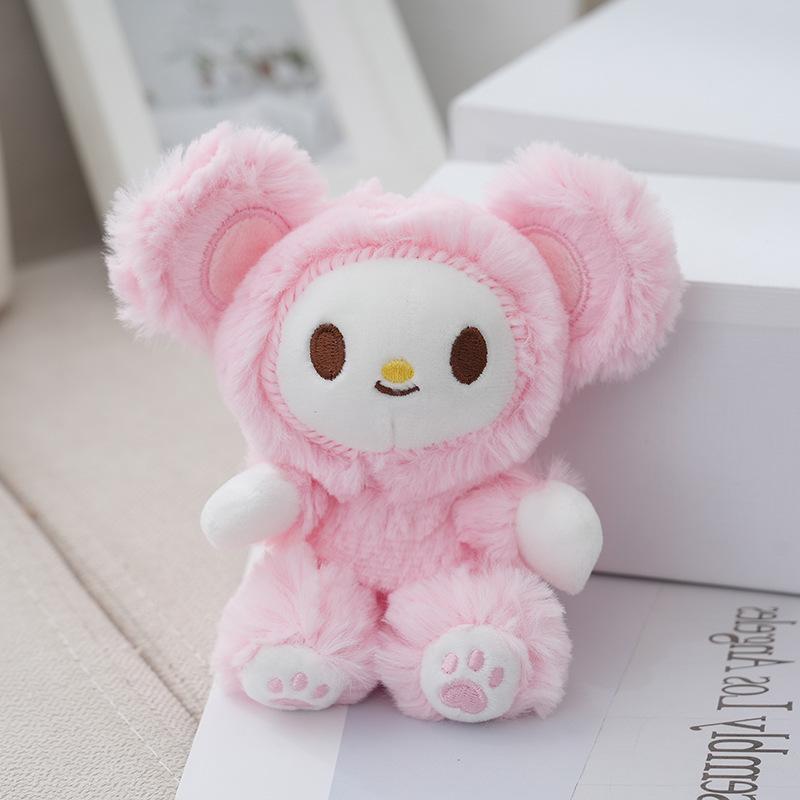 Cute And Cuddly Plush Keychains In Adorable Rabbit And Bear Shapes Great For Creative Gifts