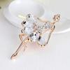 Elegante Balletttänzerin Broschen Anstecker Hübsche Blume Tänzerin Hochzeit Braut Broche
