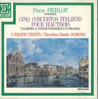

CD PIERLOT - Cinq Concertos Italiens Pour Hautbo RECD2828 RVC Japan Classical Used