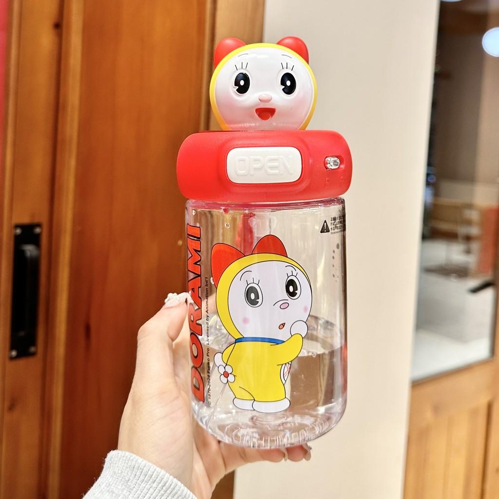 Crayon Shin Chan Creative Cartoon Tritan Water Bottle With Straw For Children