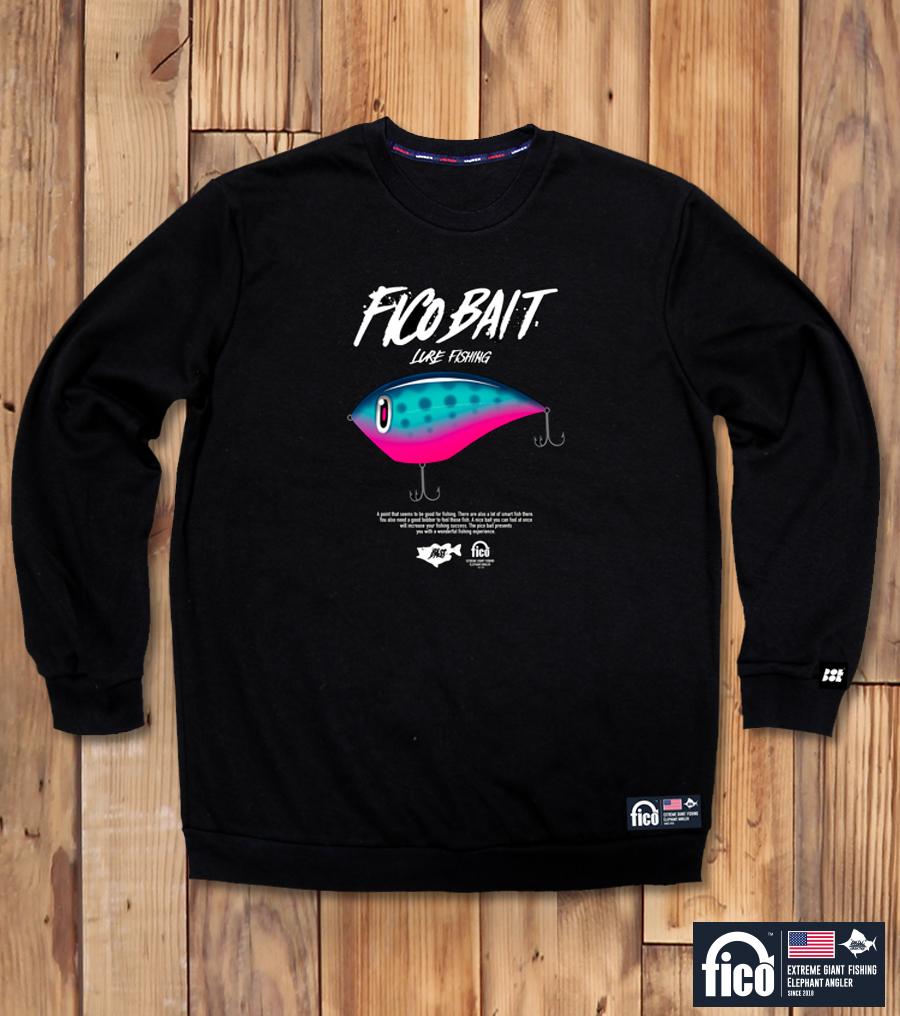 DOLDOL Fico-Mtm-185 Extreme Fishing Brand Pico Graphic Sweatshirt Long Sleeve