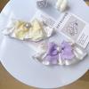 Cream Style Pet Collar Scarf Pearl Heart Bow Saliva Towel Bib For Cat Dog