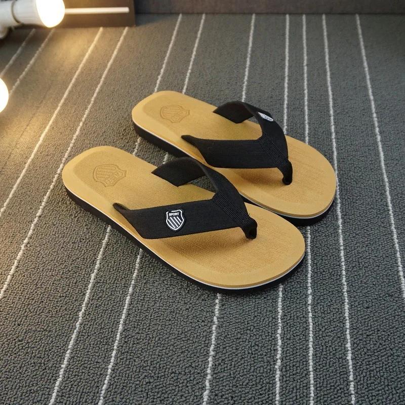 Fashion Summer New Cross-border Xiaobei Style Flip Flops Men's Casual Fashion Trend Beach Clip On Slippers