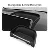 Silicone Black Center Console Screen and Dashboard Storage Box