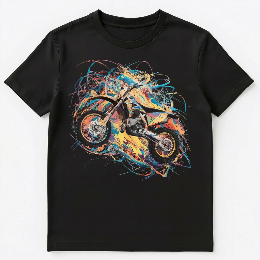 Graphic Dirt Bike Unisex T-shirt Tops Tees Unisex