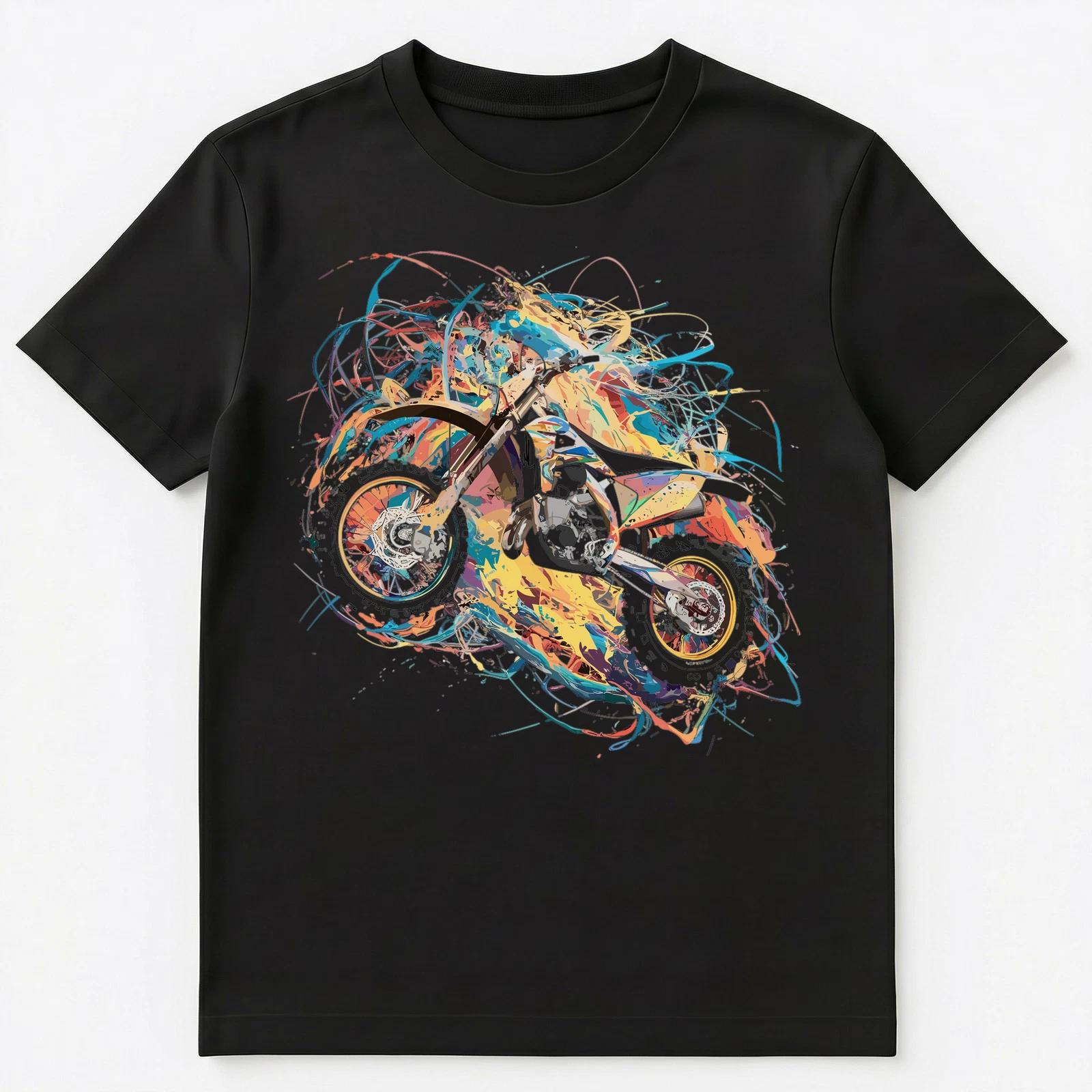 Graphic Dirt Bike Unisex T-Shirt S