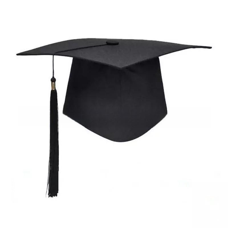 Academic Graduation Cap With Large Brim For College And Graduations University