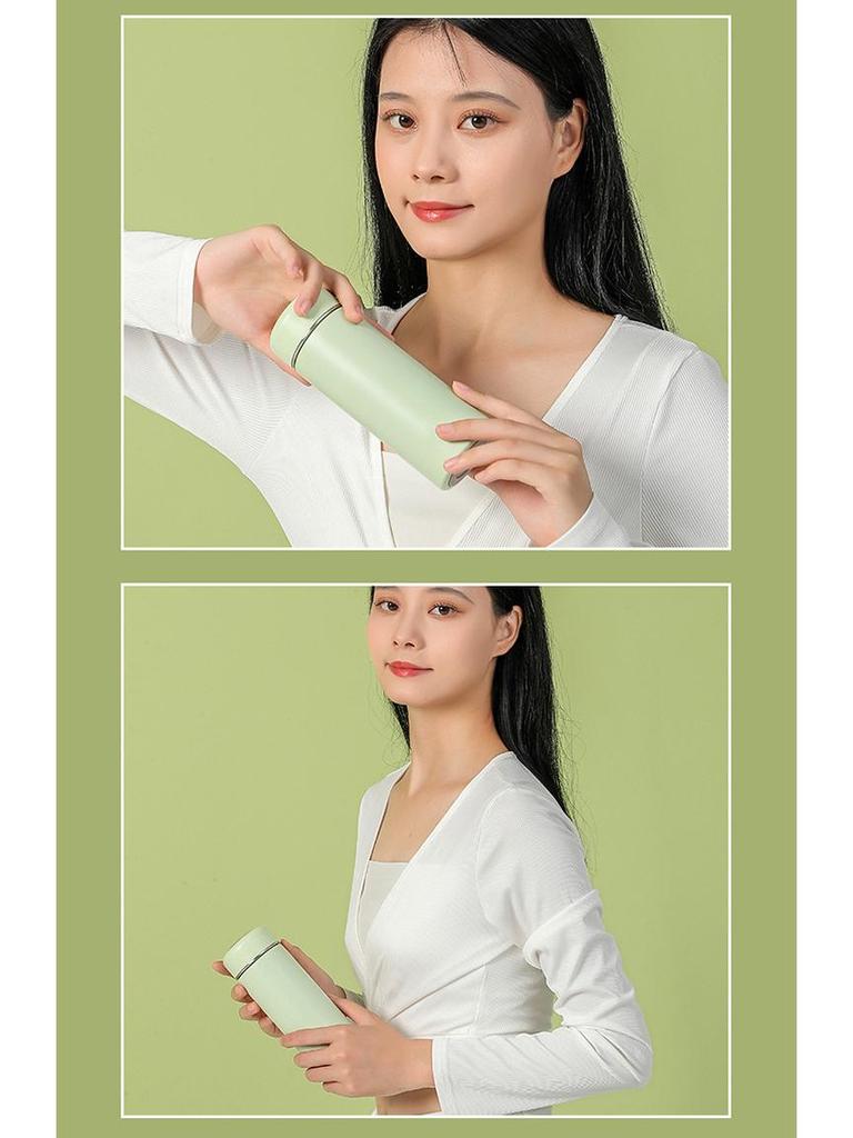 316 Stainless Steel Portable Insulated Cup: Fresh Artistic Design, Compact Pocket Size, Perfect for Students