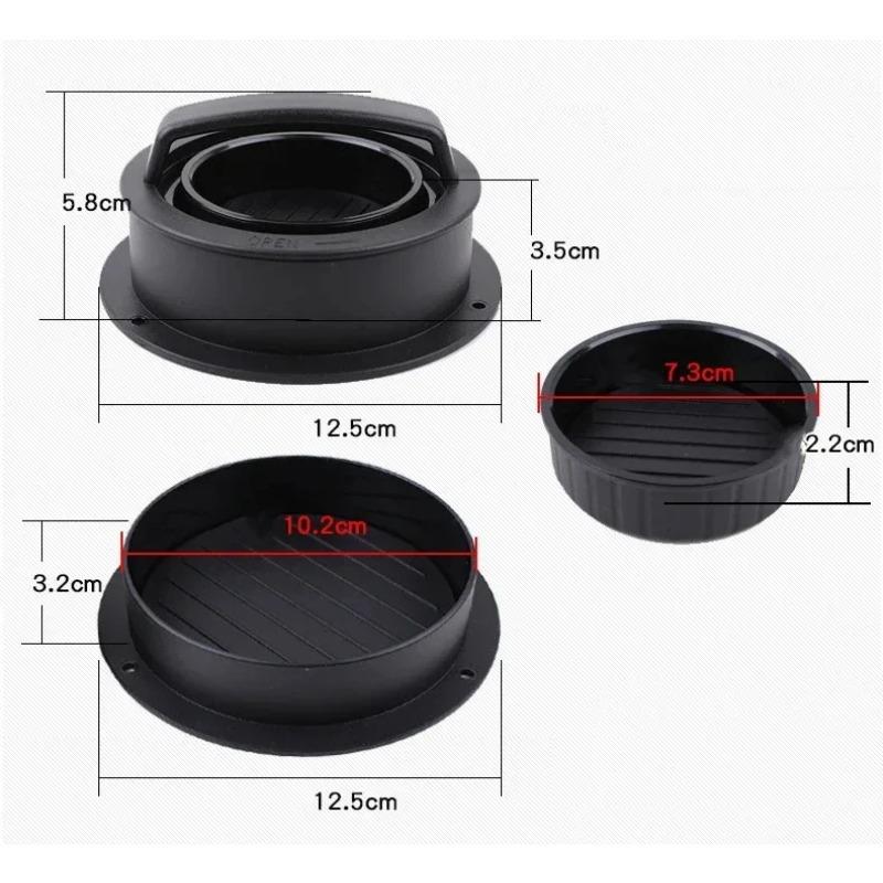 Hamburger Meat Press Maker PP Round Shape Non-Stick Stuffed Burger Patties Beef Grill Pie Press Mould Maker Kitchen Accessories