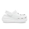 Crocs Crush Clog Aoyama Silver Buckle Movement Simple and Versatile Fashion Trend Casual Hole Shoes Women's White
