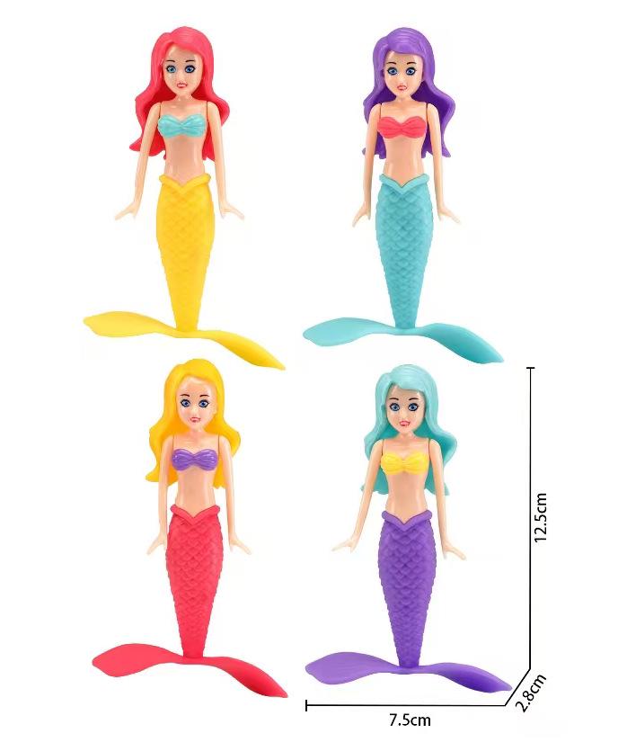 Rotating Mermaid Swim Toy: Children's Diving & Water Play Set