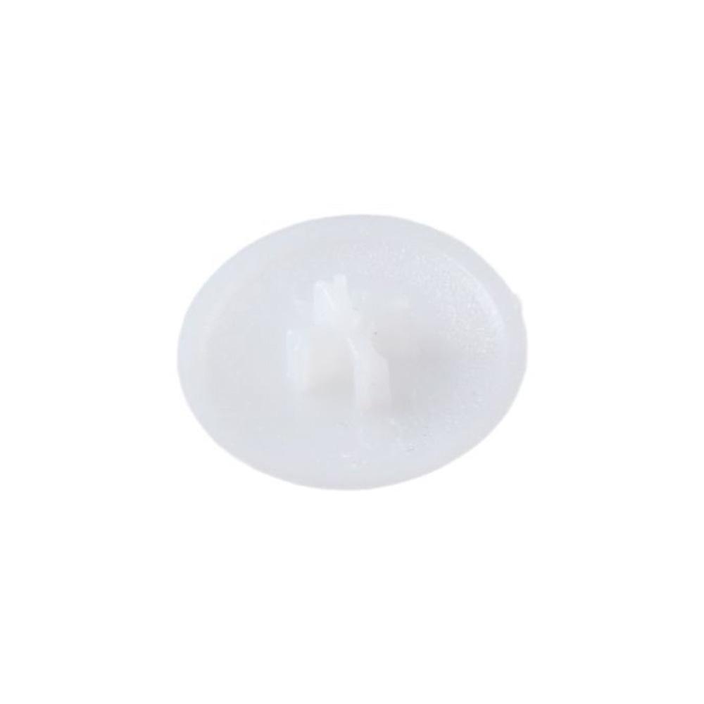 100 PCS White Plastic Nuts Bolts Covers 17mm Eccentric Wheel Decorative Cover  Screws Head