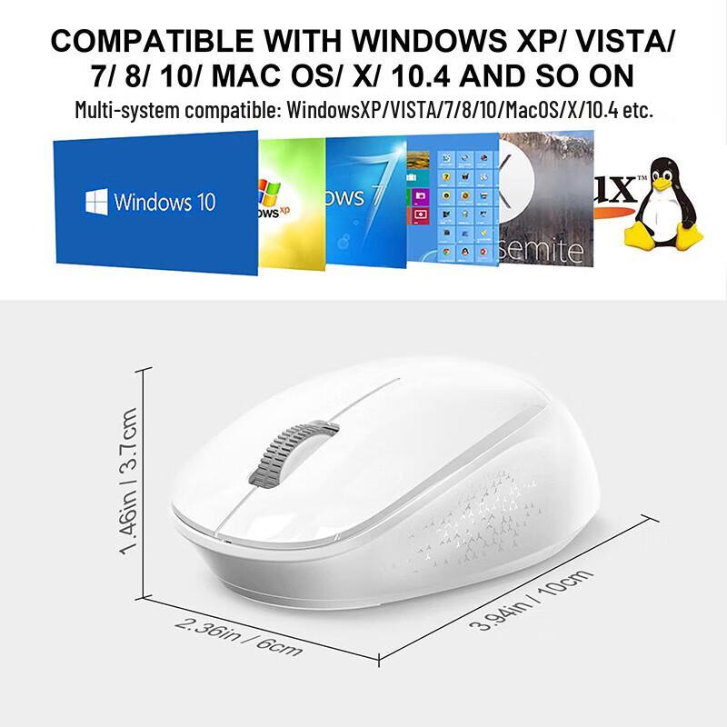 Fude M702 2.4G Wireless Silent Mouse