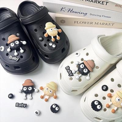 Leuke Cartoon Kolenbal Schoenaccessoires - 3D Creatieve DIY Decoratie Gespen