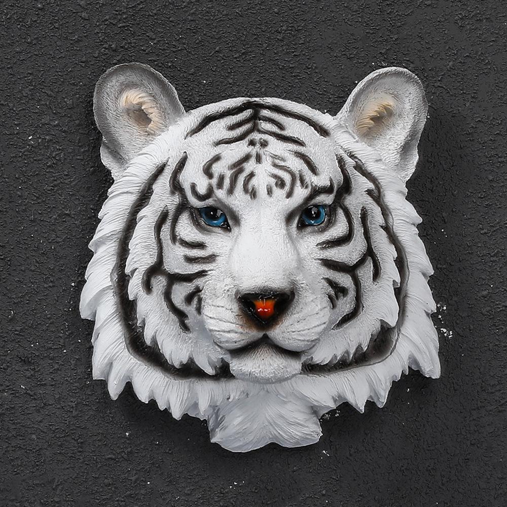 Industrial Retro White Animal Head Wall Ornament for Decorations