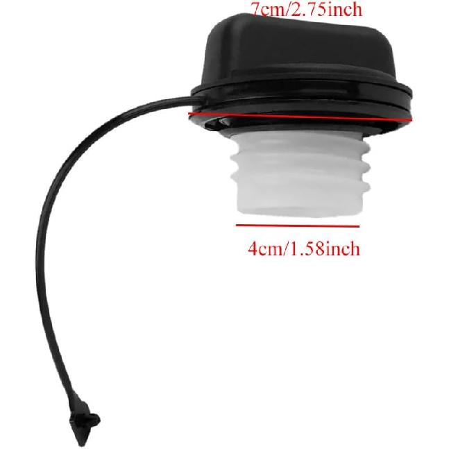 Riloer Engine Oil Fuel Tank Cap, OE: 17251-ZX60A, 2007-2012 Compatible with Nissan Sentra, Gas Oil Filler Cover