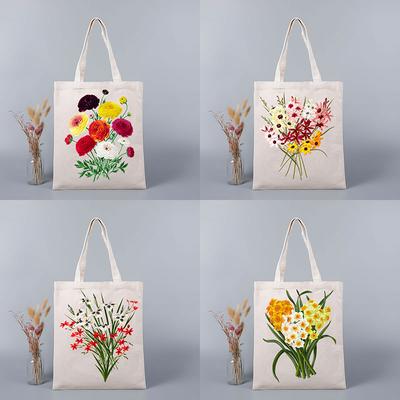 Eco Tragetaschen Shopper Einkaufstasche Geschenktüten für Frauen Mädchen Blume Luxus Designer für Frauen Designer Handtaschen Hohe Qualität