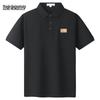 Mark Fairwhale Embroidered Lapel Short Sleeve Polo Shirt for Men