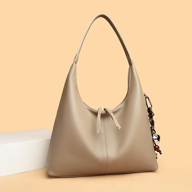 Large Capacity Tote Bag Vintage Shoulder Underarm Bag