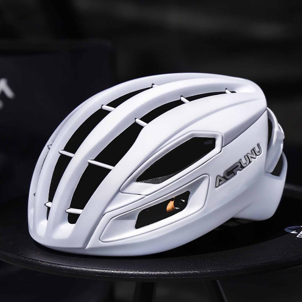 Road Bike Helmet, Lightweight One-Piece Molded Helmet, Breathable Safety Cycling Cap for Men Women, Adjustable Fit Racing Gear