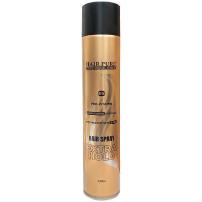 Hair Pure Extra Hold Hair Spray | Quick Drying | Long Lasting Hold | No Flaking | Natural Shine | Non-Sticky | Easy Wash Off | Pro Vitamin B5 | Con