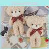 Adorable Plush Teddy Bear Stuffed Animal With Blush For Cute Bouquet Gifts
