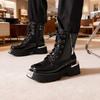 Women's Fall/Winter  New Round Toe Fashion Motorcycle Platform Booties
