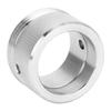 2 Stück Heizventiladapter-Set 304 Edelstahl Thermostat RA Adapter mit vertikal gestreiftem Aussehen M30 x 1,5