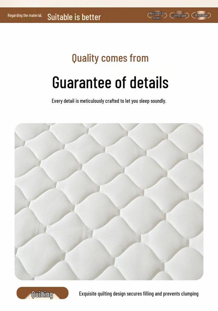 High Resilience Memory Foam Latex Mattress - Double Soft, Thickened for Dorm or Home Use.