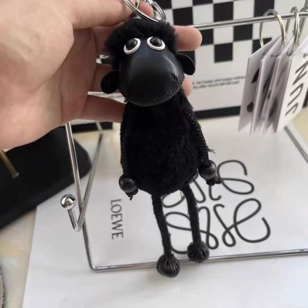 Llavero Oveja Shaun Adorno Colgante para Coche de Pareja Muñeco de Peluche Lindo Encanto para Bolso Regalo