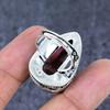 Natürlicher Kupfer-Rosa Turmalin 925er Sterlingsilber Schmuck Ringgröße 9 ET-4797