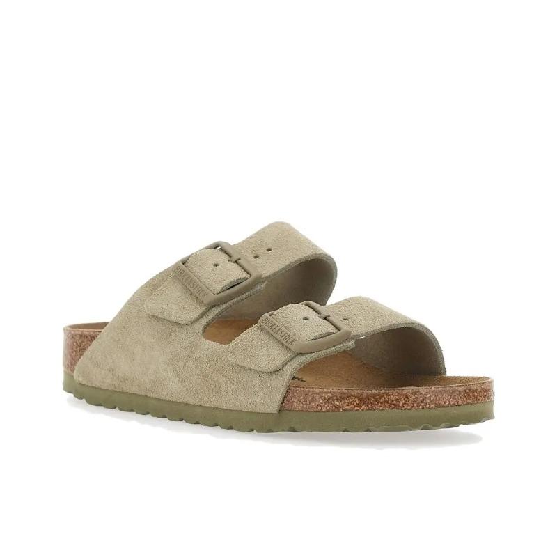 Birkenstock Arizona Unisex Comfort Simple Sandals Green 1032061FADEDKHAKI 36