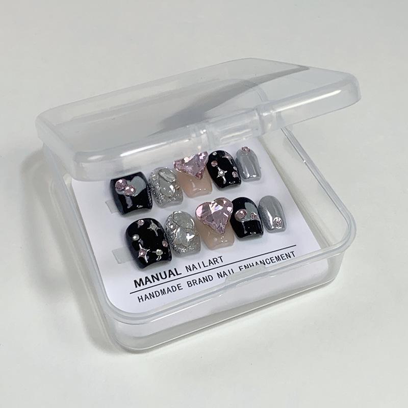 

Стильный прозрачный акриловый бокс для нейл-арта - Носимый, пыленепроницаемый, портативный дизайн