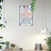 Anime Girl Vintage Metal Sign 8x12 inch Retro Wall Art Durable Aluminum Poster for Home Garage Cafe Decor
