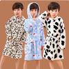 Baby Flannel Robe Bathrobes Kids Cartoon Sleepwear Hooded Baby Robes Boys Girls Pajamas Thickening