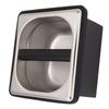 Coffee Knock Box Rubber Coffee Box with Removable Stainless Steel Ground Container for Cafe Bar