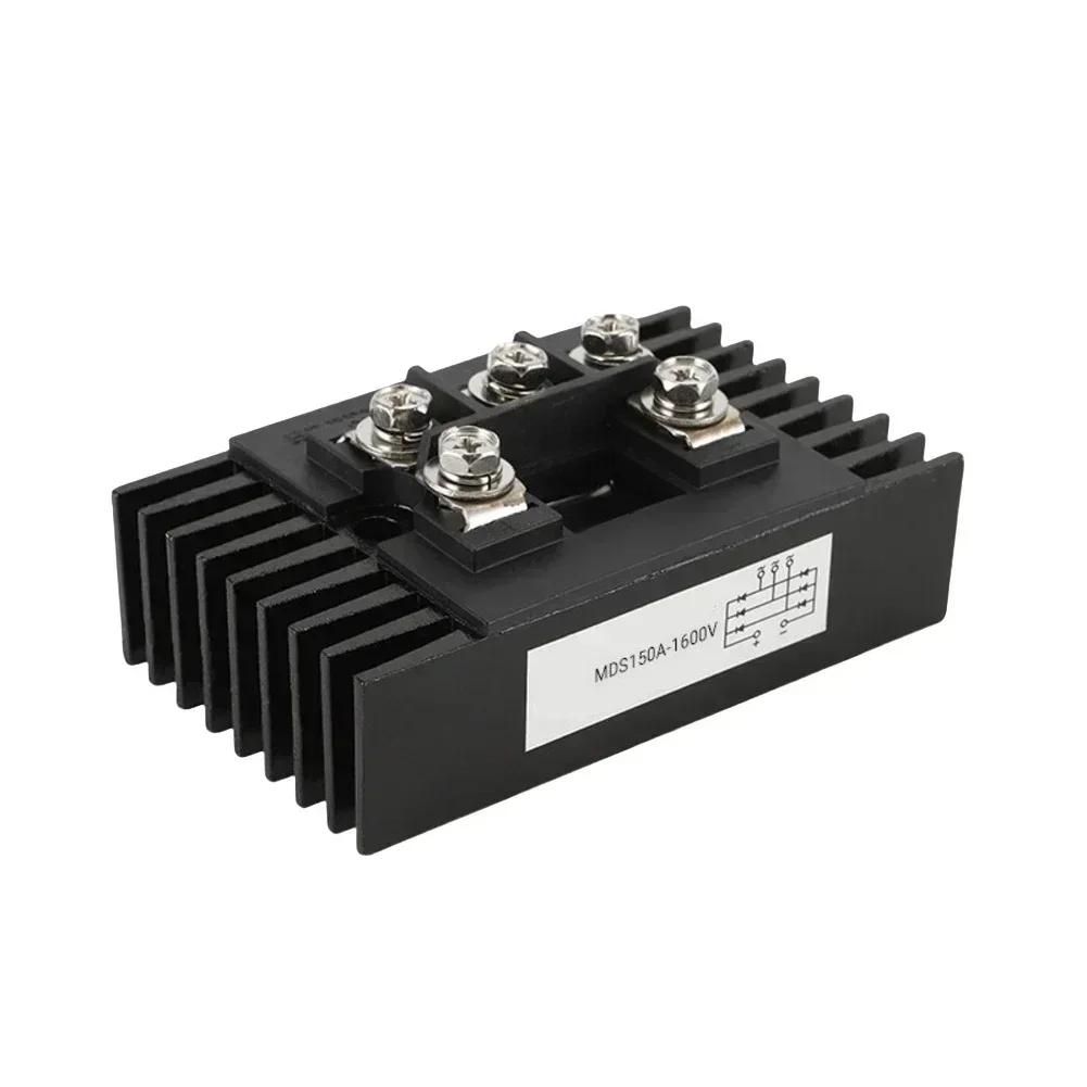 MDS100A Three-Phase Diode Bridge Rectifier Module With Heatsink Efficient Heat Management Three-phase Diode Bridge Rectifier