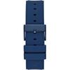 Guess Herren-Quarzuhr mit blauem Silikonarmband - W0247G3