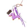 Colgante de Cuerda Tejida Dachshund y Amuleto de Cuero para Teléfono/Bolso