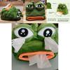 Pepe Sad Frog Plush Tissue Storage Box For Home And Office Use Soft Touch And Novel Design